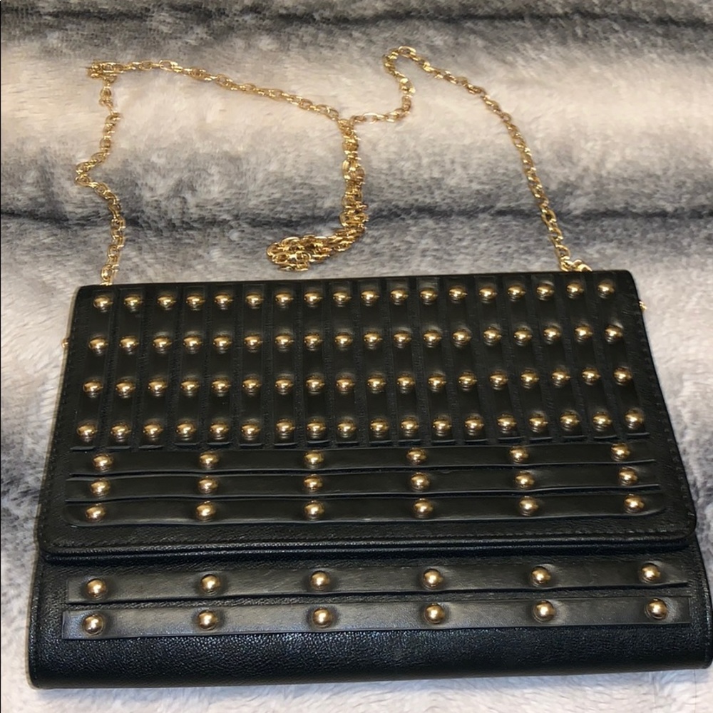 Black and gold Cross body/shoulder purse